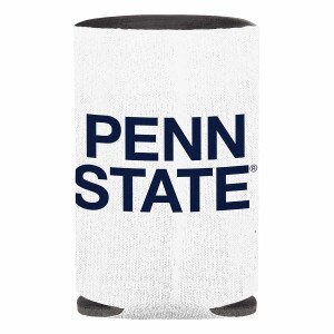 Koozie white with navy Penn State